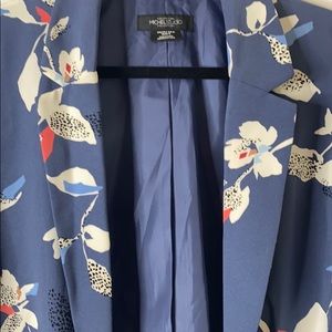 Addition Elle Jackets & Coats - Open Front Floral Blazer Addition Elle Jackets & Coats - Open Front Floral Blazer